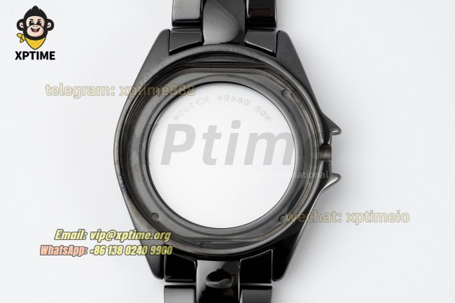 J12 38mm HTF Black/White Numeral on Black Ceramic Bracelet A12.1 J12 38mm HTF Black/White Numeral on Black Ceramic Bracelet A12.1