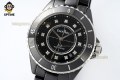 J12 38mm HTF Black/Diamond on Black Ceramic Bracelet A12.1 J12 38mm HTF Black/Diamond on Black Ceramic Bracelet A12.1