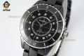 J12 38mm HTF Black/Diamond on Black Ceramic Bracelet A12.1 J12 38mm HTF Black/Diamond on Black Ceramic Bracelet A12.1