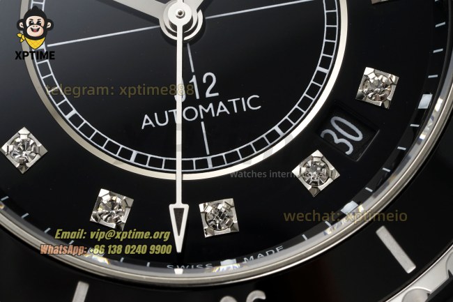 J12 38mm HTF Black/Diamond on Black Ceramic Bracelet A12.1 J12 38mm HTF Black/Diamond on Black Ceramic Bracelet A12.1
