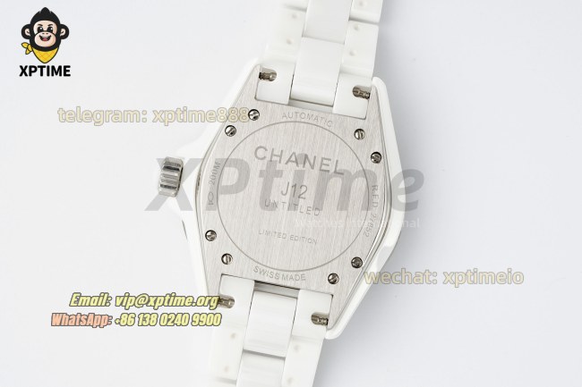 J12 38mm HTF White/Siliver on White Ceramic Bracelet A2892 J12 38mm HTF White/Siliver on White Ceramic Bracelet A2892