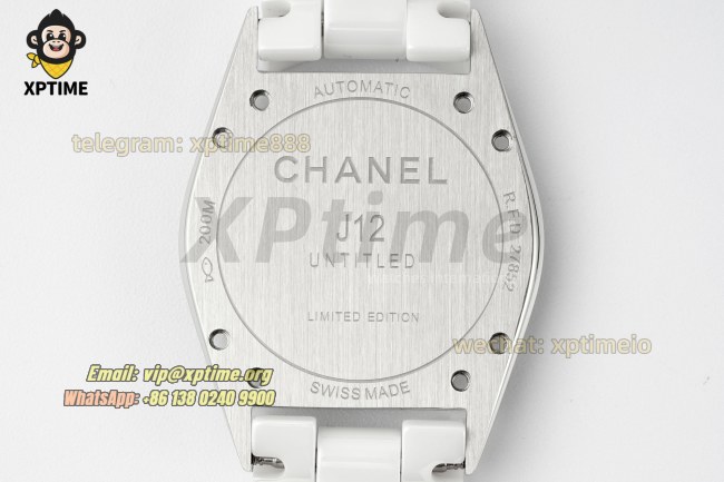 J12 38mm HTF White/Siliver on White Ceramic Bracelet A2892 J12 38mm HTF White/Siliver on White Ceramic Bracelet A2892