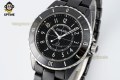 J12 38mm HTF Black/White Numeral on Black Ceramic Bracelet A12.1 J12 38mm HTF Black/White Numeral on Black Ceramic Bracelet A12.1