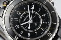 J12 33mm HTF Black/White Numeral on Black Ceramic Bracelet Quartz J12 33mm HTF Black/White Numeral on Black Ceramic Bracelet Quartz