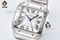Santos De Cartier 35mm BVF White/Roman on SS/SS Bracelet MY9039 Santos De Cartier 35mm BVF White/Roman on SS/SS Bracelet MY9039