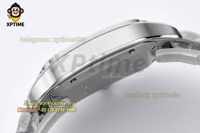 Santos De Cartier 40mm BVF Brown/Roman on SS/SS Bracelet MY9019 Santos De Cartier 40mm BVF Brown/Roman on SS/SS Bracelet MY9019