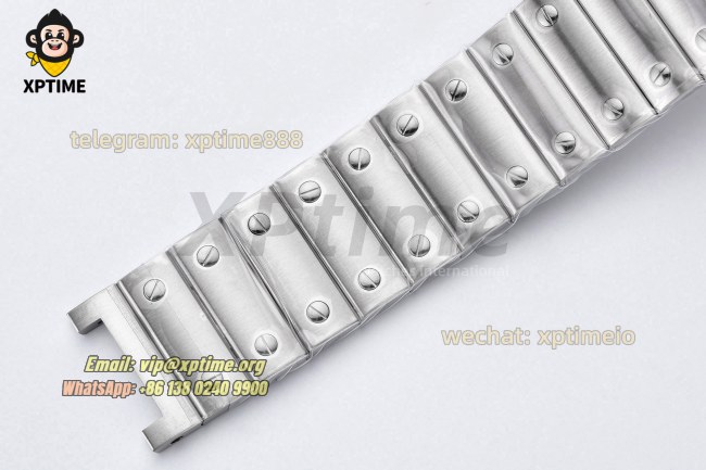 Santos De Cartier 40mm BVF Brown/Roman on SS/SS Bracelet MY9019 Santos De Cartier 40mm BVF Brown/Roman on SS/SS Bracelet MY9019