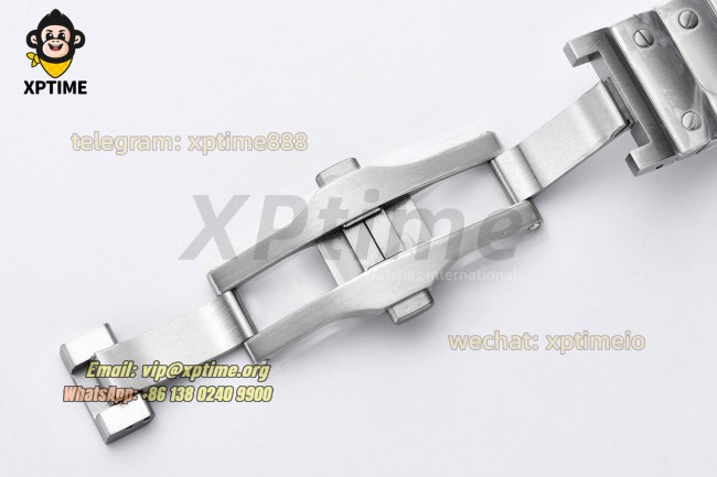 Santos De Cartier 40mm BVF Brown/Roman on SS/SS Bracelet MY9019 Santos De Cartier 40mm BVF Brown/Roman on SS/SS Bracelet MY9019