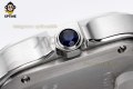 Santos De Cartier 35mm BVF White/Roman on SS/SS Bracelet MY9039 Santos De Cartier 35mm BVF White/Roman on SS/SS Bracelet MY9039