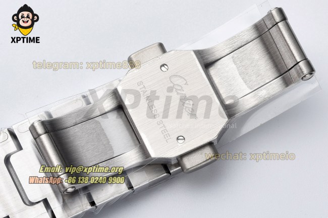 Santos De Cartier 35mm BVF Green/Roman on SS/SS Bracelet MY9039 Santos De Cartier 35mm BVF Green/Roman on SS/SS Bracelet MY9039