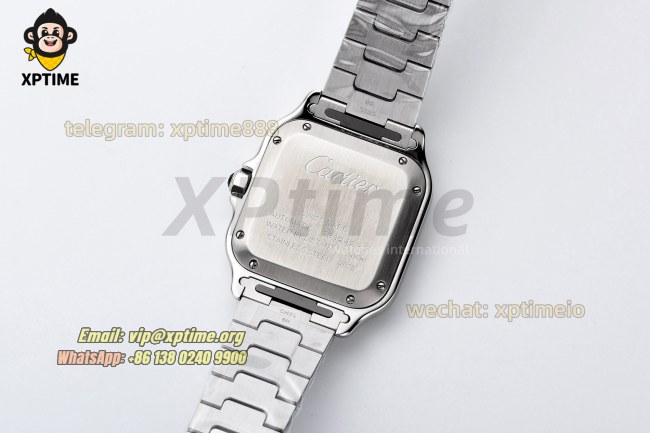 Santos De Cartier 35mm BVF White/Roman on YG/SS Bracelet MY9039 Santos De Cartier 35mm BVF White/Roman on YG/SS Bracelet MY9039