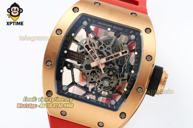 RM035 43mm KVF Sketelon/Red on RG/RU Strap RMUL1 RM035 43mm KVF Sketelon/Red on RG/RU Strap RMUL1