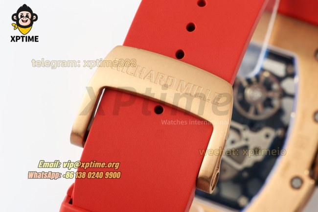 RM035 43mm KVF Sketelon/Red on RG/RU Strap RMUL1 RM035 43mm KVF Sketelon/Red on RG/RU Strap RMUL1