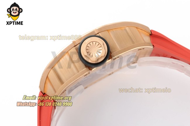 RM035 43mm KVF Sketelon/Red on RG/RU Strap RMUL1 RM035 43mm KVF Sketelon/Red on RG/RU Strap RMUL1