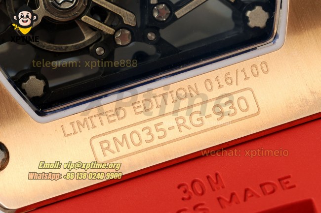 RM035 43mm KVF Sketelon/Red on RG/RU Strap RMUL1 RM035 43mm KVF Sketelon/Red on RG/RU Strap RMUL1