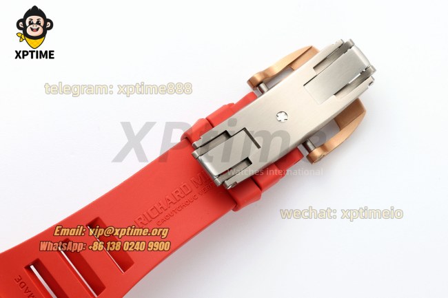 RM035 43mm KVF Sketelon/Red on RG/RU Strap RMUL1 RM035 43mm KVF Sketelon/Red on RG/RU Strap RMUL1