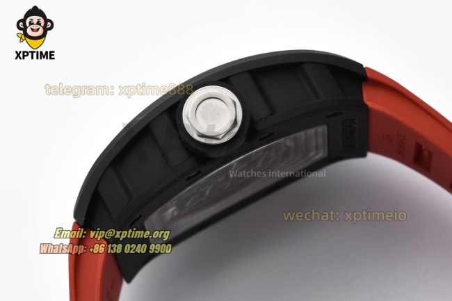 RM055 43mm Sketelon/Red on CER/ RU Strap RMUL2 RM055 43mm Sketelon/Red on CER/ RU Strap RMUL2