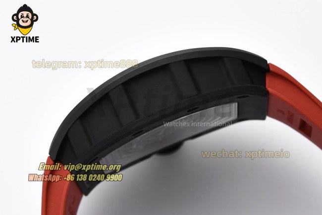 RM055 43mm Sketelon/Red on CER/ RU Strap RMUL2 RM055 43mm Sketelon/Red on CER/ RU Strap RMUL2
