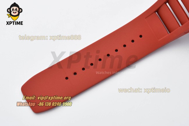 RM055 43mm Sketelon/Red on CER/ RU Strap RMUL2 RM055 43mm Sketelon/Red on CER/ RU Strap RMUL2