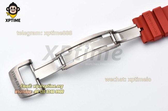 RM055 43mm Sketelon/Red on CER/ RU Strap RMUL2 RM055 43mm Sketelon/Red on CER/ RU Strap RMUL2