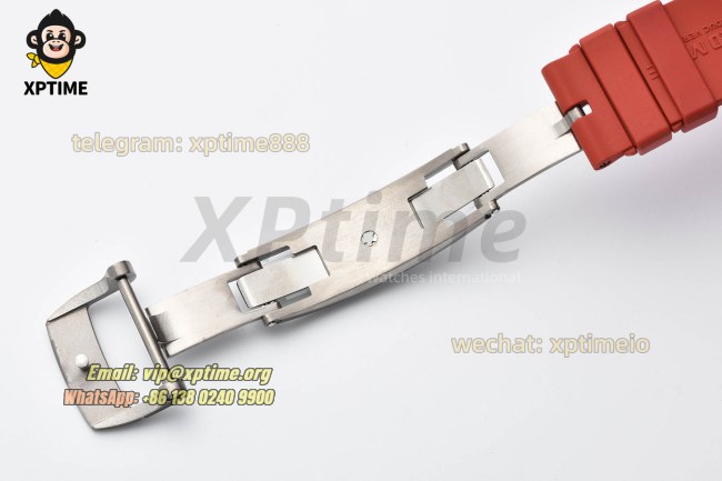 RM055 43mm Sketelon/Red on CER/ RU Strap RMUL2 RM055 43mm Sketelon/Red on CER/ RU Strap RMUL2