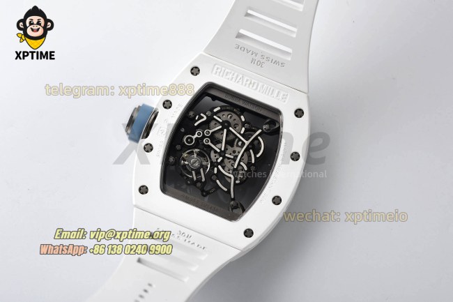 RM055 43mm Sketelon/Light Blue on CER/RU Strap RMUL2 RM055 43mm Sketelon/Light Blue on CER/RU Strap RMUL2