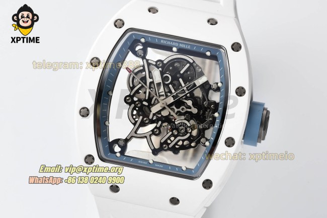RM055 43mm Sketelon/Light Blue on CER/RU Strap RMUL2 RM055 43mm Sketelon/Light Blue on CER/RU Strap RMUL2