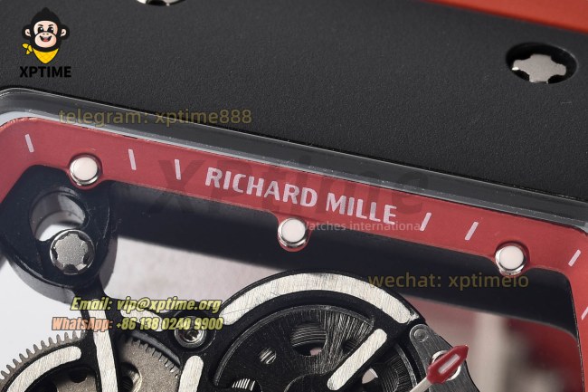 RM055 43mm Sketelon/Red on CER/ RU Strap RMUL2 RM055 43mm Sketelon/Red on CER/ RU Strap RMUL2