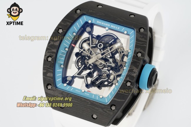RM055 43mm KVF Sketelon Blue/White on NTPT/RU Strap RMUL2 RM055 43mm KVF Sketelon Blue/White on NTPT/RU Strap RMUL2