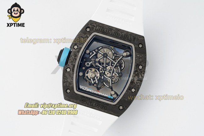 RM055 43mm KVF Sketelon Blue/White on NTPT/RU Strap RMUL2 RM055 43mm KVF Sketelon Blue/White on NTPT/RU Strap RMUL2