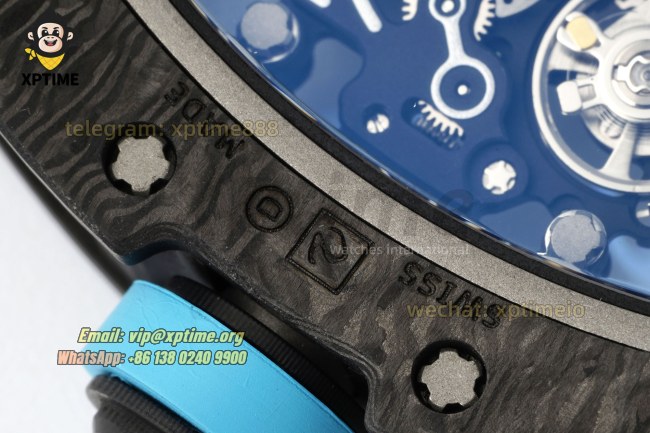 RM055 43mm KVF Sketelon Blue/White on NTPT/RU Strap RMUL2 RM055 43mm KVF Sketelon Blue/White on NTPT/RU Strap RMUL2
