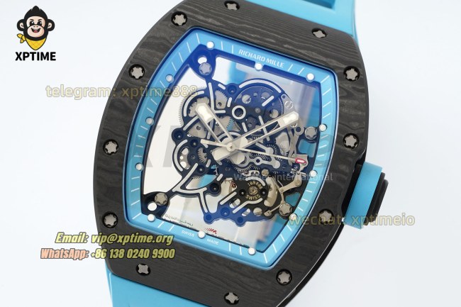 RM055 43mm KVF Sketelon Blue/White on NTPT/RU Strap RMUL2 RM055 43mm KVF Sketelon Blue/White on NTPT/RU Strap RMUL2