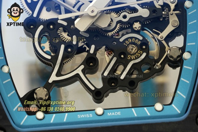 RM055 43mm KVF Sketelon Blue/White on NTPT/RU Strap RMUL2 RM055 43mm KVF Sketelon Blue/White on NTPT/RU Strap RMUL2