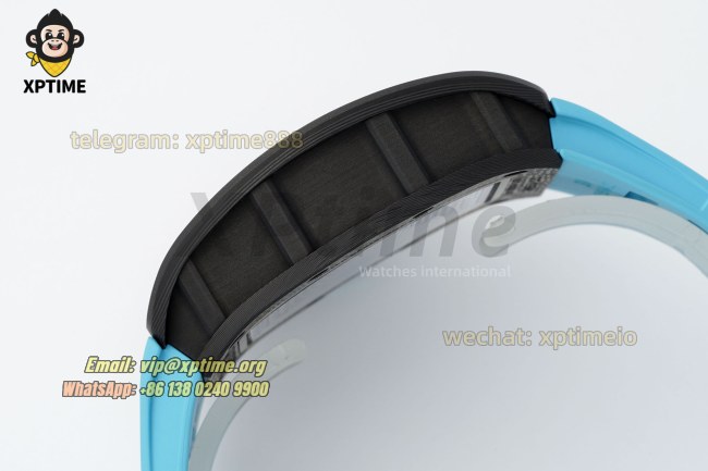 RM055 43mm KVF Sketelon Blue/White on NTPT/RU Strap RMUL2 RM055 43mm KVF Sketelon Blue/White on NTPT/RU Strap RMUL2
