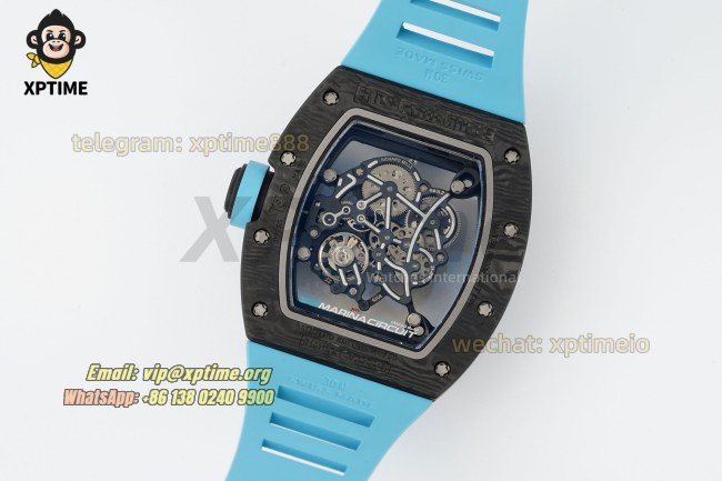 RM055 43mm KVF Sketelon Blue/White on NTPT/RU Strap RMUL2 RM055 43mm KVF Sketelon Blue/White on NTPT/RU Strap RMUL2