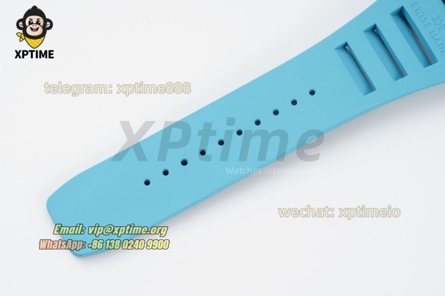 RM055 43mm KVF Sketelon Blue/White on NTPT/RU Strap RMUL2 RM055 43mm KVF Sketelon Blue/White on NTPT/RU Strap RMUL2