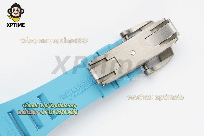 RM055 43mm KVF Sketelon Blue/White on NTPT/RU Strap RMUL2 RM055 43mm KVF Sketelon Blue/White on NTPT/RU Strap RMUL2