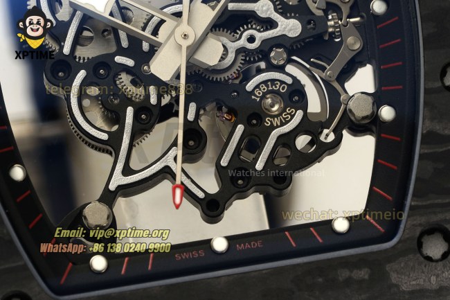 RM055 43mm KVF Carbon NTPT Sketelon/Black on TI/RU Strap RMUL2 RM055 43mm KVF Carbon NTPT Sketelon/Black on TI/RU Strap RMUL2