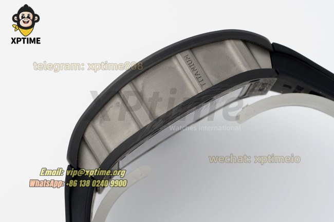RM055 43mm KVF Carbon NTPT Sketelon White/Red on TI/RU Strap RMUL2 RM055 43mm KVF Carbon NTPT Sketelon White/Red on TI/RU Strap RMUL2
