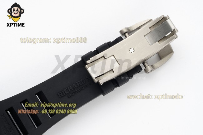 RM055 43mm KVF Carbon NTPT Sketelon White/Red on TI/RU Strap RMUL2 RM055 43mm KVF Carbon NTPT Sketelon White/Red on TI/RU Strap RMUL2
