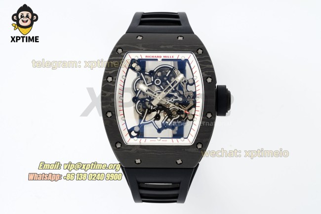RM055 43mm KVF Sketelon/White Red on NTPT/RU Strap RMUL2 RM055 43mm KVF Sketelon/White Red on NTPT/RU Strap RMUL2