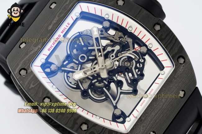 RM055 43mm KVF Sketelon/White Red on NTPT/RU Strap RMUL2 RM055 43mm KVF Sketelon/White Red on NTPT/RU Strap RMUL2