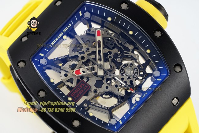 RM035 43mm KVF Sketelon/Blue on CE/RU Strap RMUL1 RM035 43mm KVF Sketelon/Blue on CE/RU Strap RMUL1
