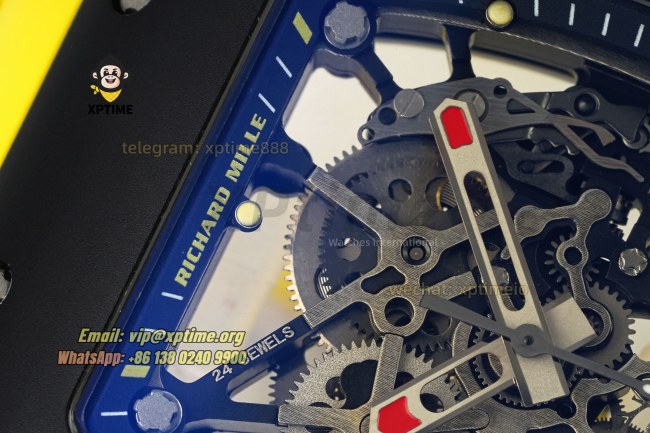 RM035 43mm KVF Sketelon/Blue on CE/RU Strap RMUL1 RM035 43mm KVF Sketelon/Blue on CE/RU Strap RMUL1