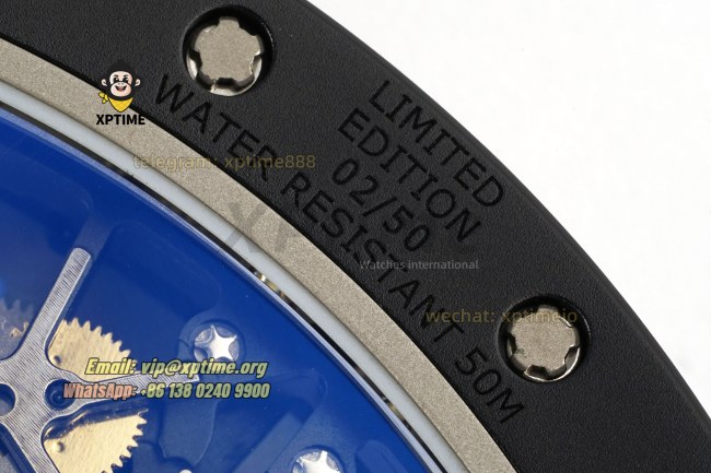 RM035 43mm KVF Sketelon/Blue on CE/RU Strap RMUL1 RM035 43mm KVF Sketelon/Blue on CE/RU Strap RMUL1