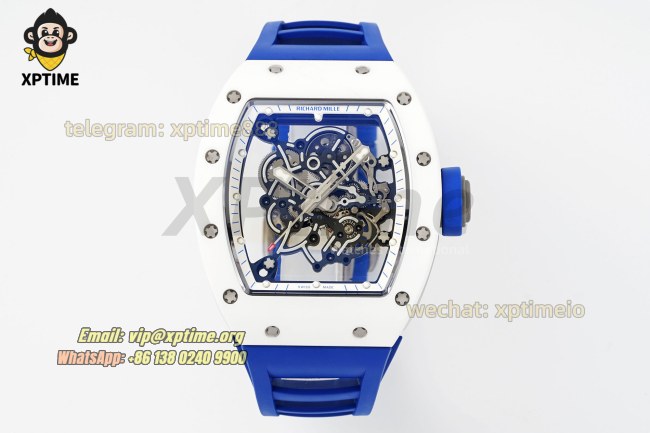RM055 43mm MLF Sketelon/White on CE/RU Strap RMUL2 RM055 43mm MLF Sketelon/White on CE/RU Strap RMUL2