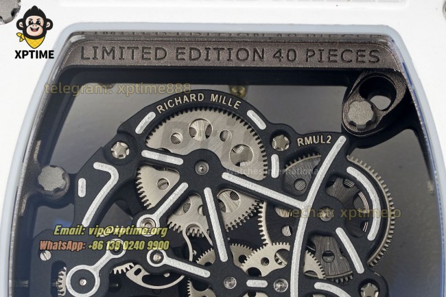 RM055 43mm MLF Sketelon/White on CE/RU Strap RMUL2 RM055 43mm MLF Sketelon/White on CE/RU Strap RMUL2