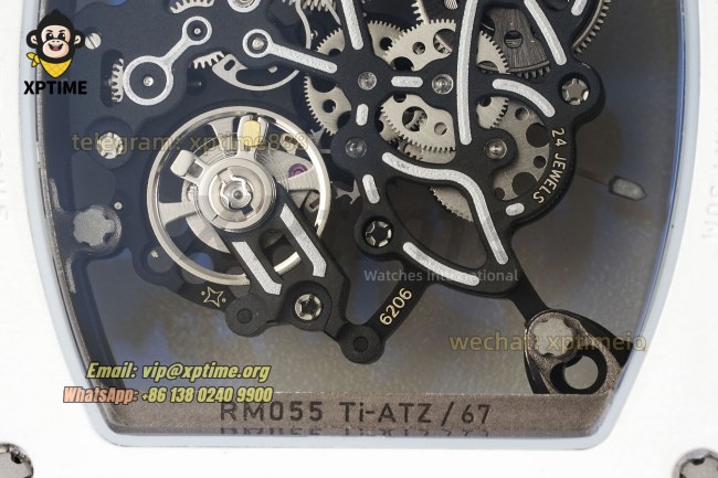 RM055 43mm MLF Sketelon/White on CE/RU Strap RMUL2 RM055 43mm MLF Sketelon/White on CE/RU Strap RMUL2