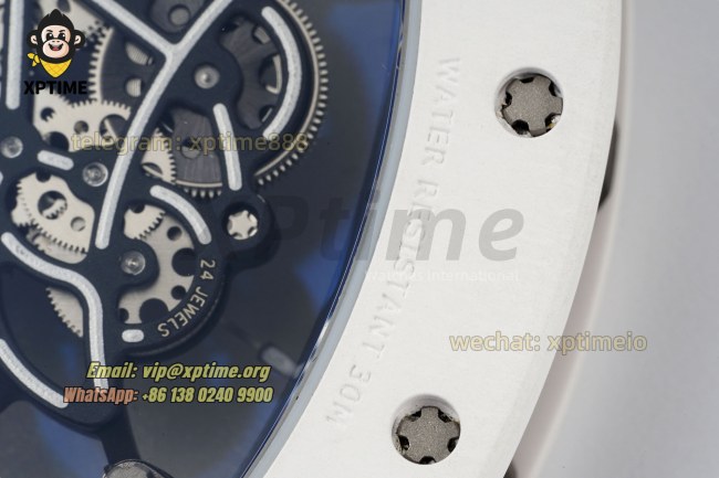 RM055 43mm MLF Sketelon/White on CE/RU Strap RMUL2 RM055 43mm MLF Sketelon/White on CE/RU Strap RMUL2