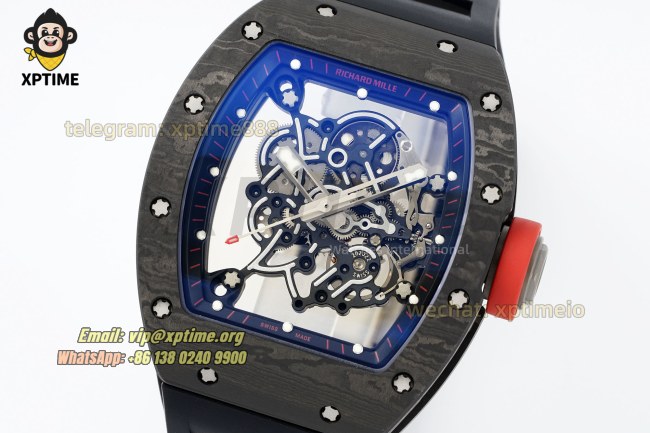RM055 43mm MLF Sketelon/Blue on NTPT/RU Strap RMUL2 RM055 43mm MLF Sketelon/Blue on NTPT/RU Strap RMUL2